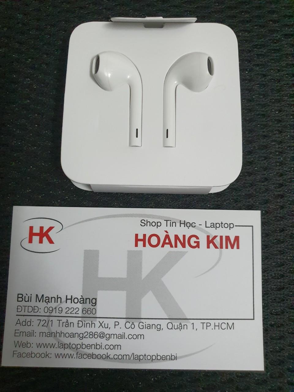 Tai nghe zin điện thoại iphone cổng Lightning (ko cần kết nối bluetooth) - Earpods Lightning Connector