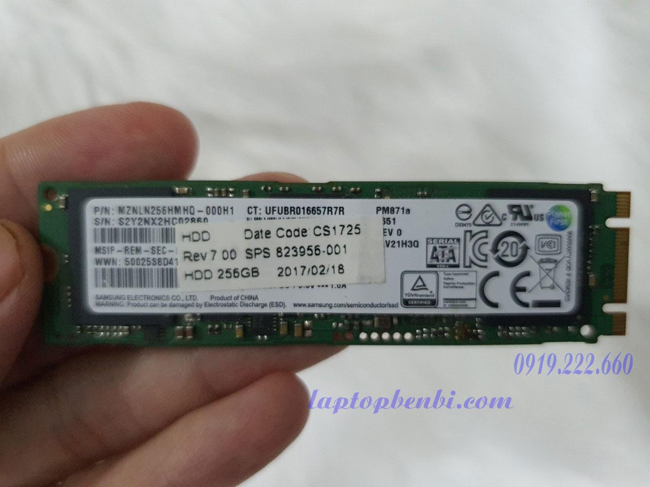 Ổ cứng laptop SSD M.2 2280 256GB Samsung | SSD Samsung 256GB M2 2280
