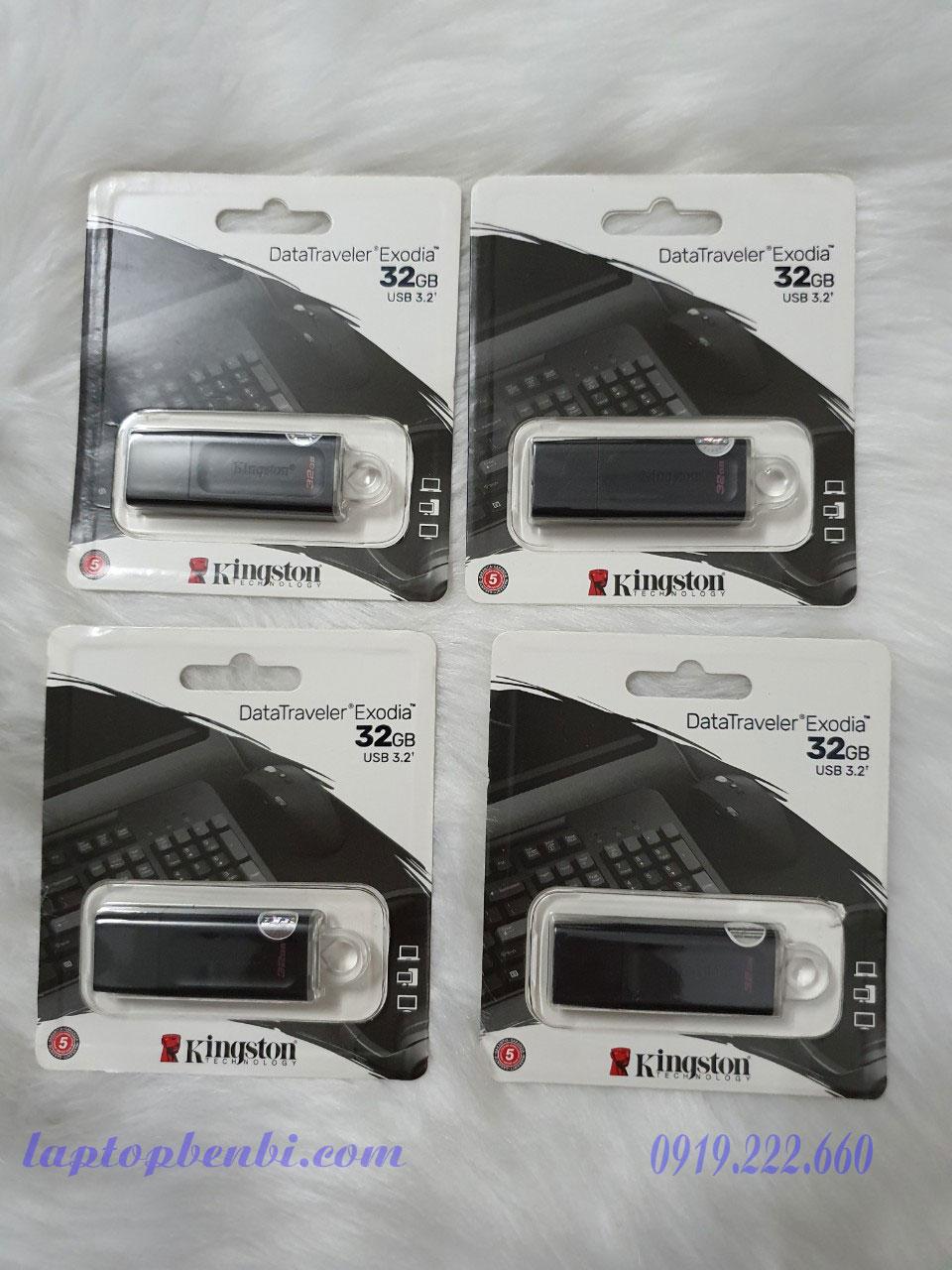 USB 32GB Kingston chuẩn USB 3.2 - USB dung lượng 32GB tốc độ cao 3.2