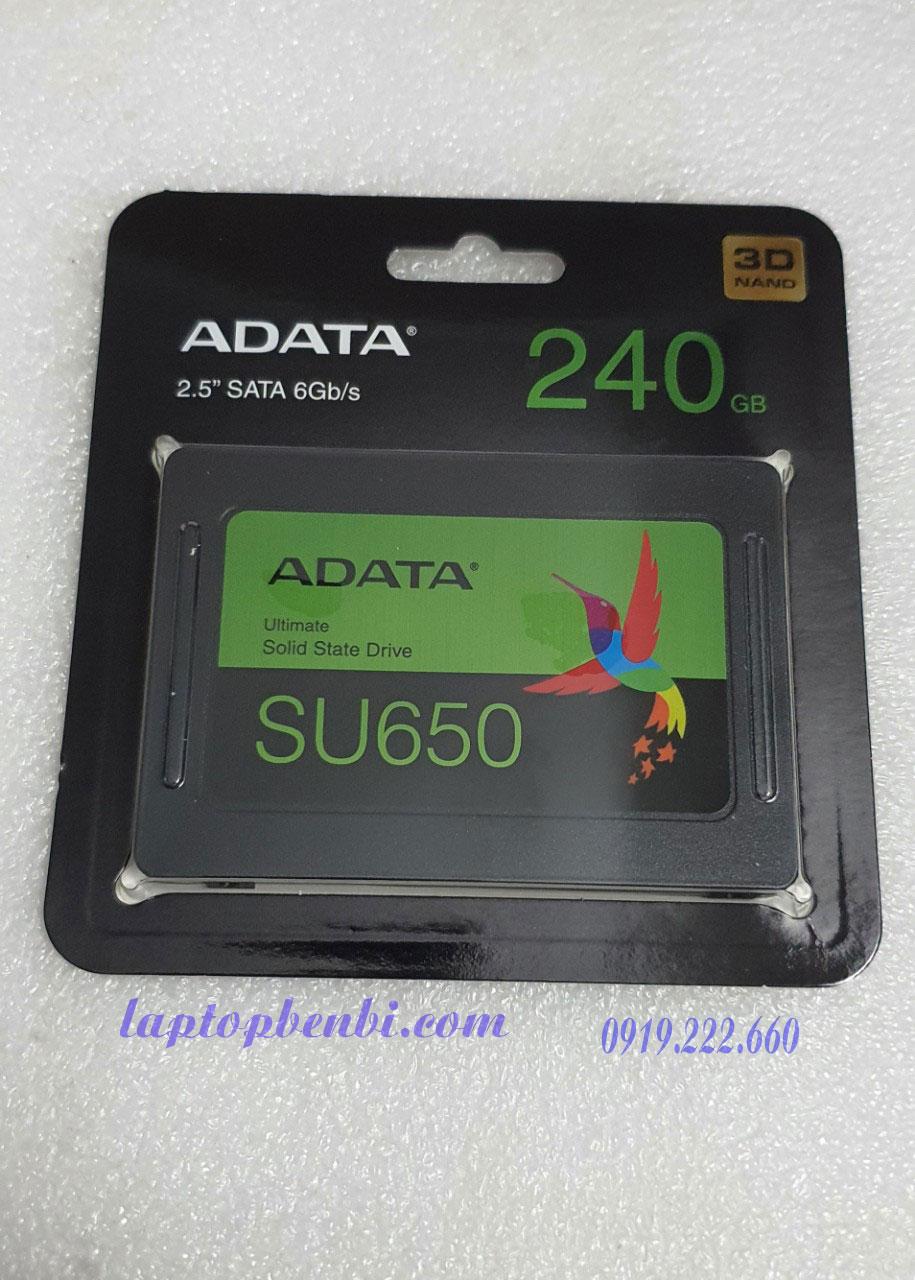 Ổ cứng laptop dung lượng 240GB 2.5inch Adata SU650